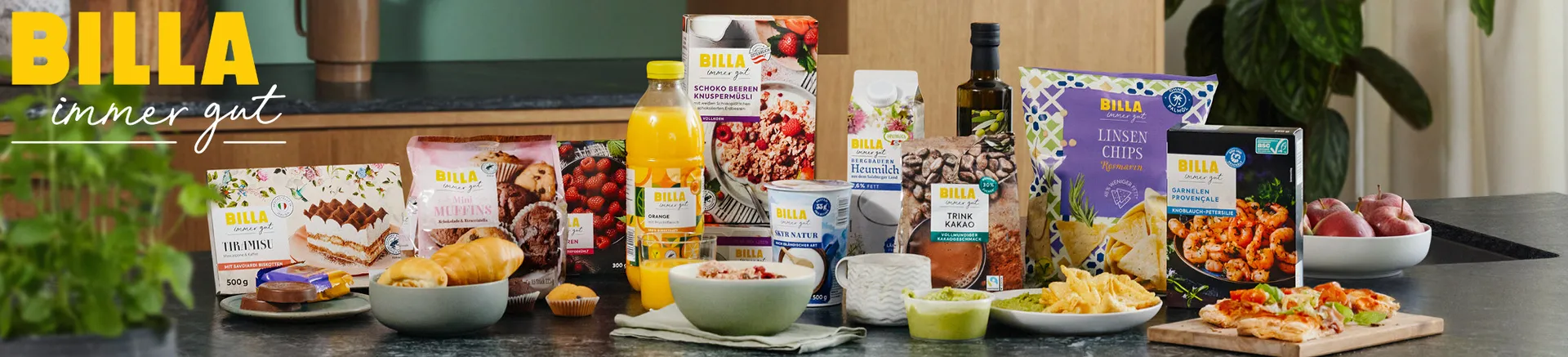 BILLA immer gut Produkte